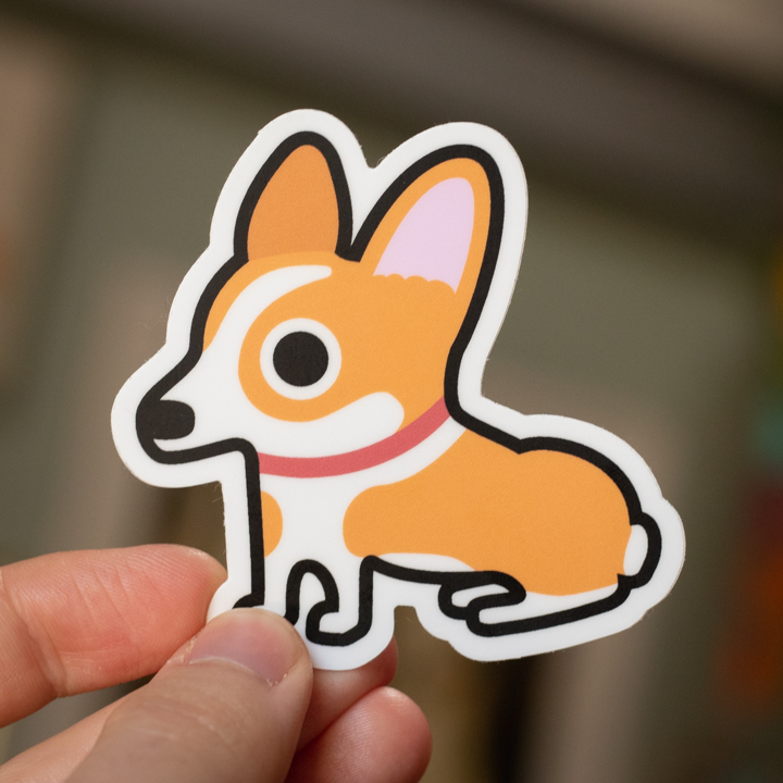 StickerCorgiFace