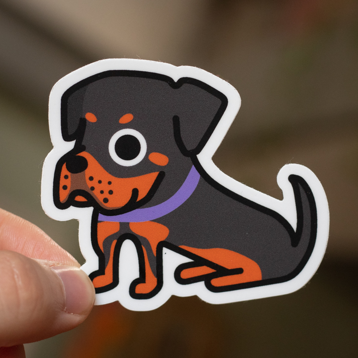 StickerRottweilerFace